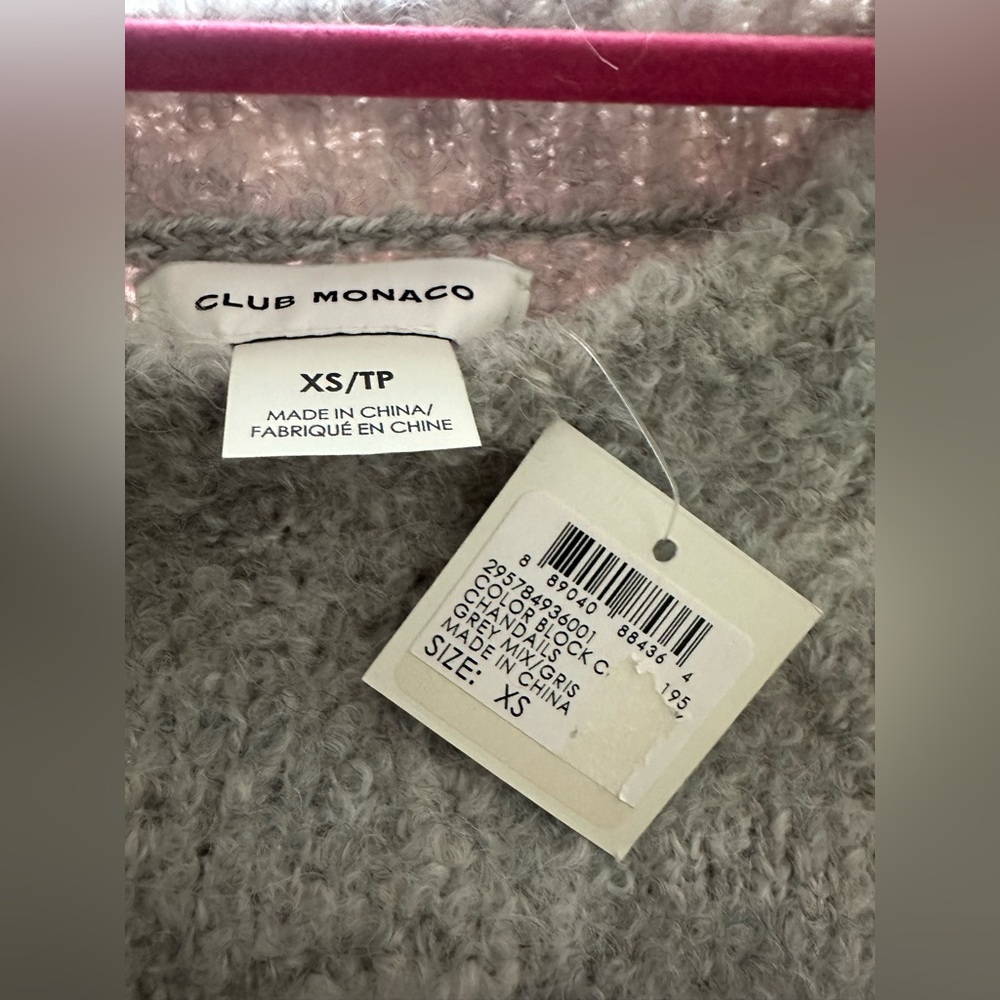 CLUB MONACO CHANDAILS WOOL SWEATER size XS - Picture 3 of 3